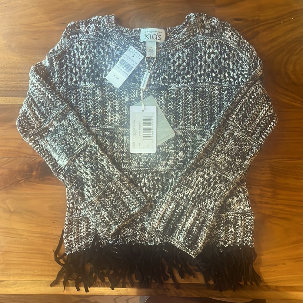 Barney’s New York Girls sweater - size 6- NWT
